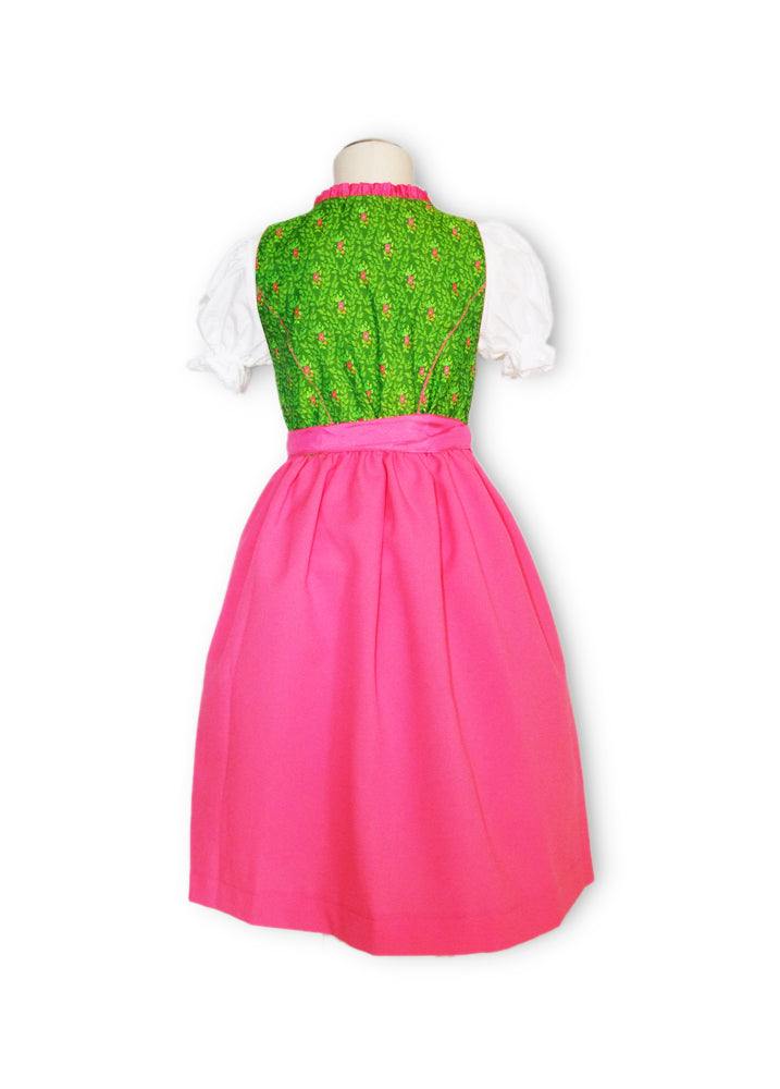 trachtenland-isar-trachten-kinder-dirndl-mandy-3-tlg-pink-gr-n image 3