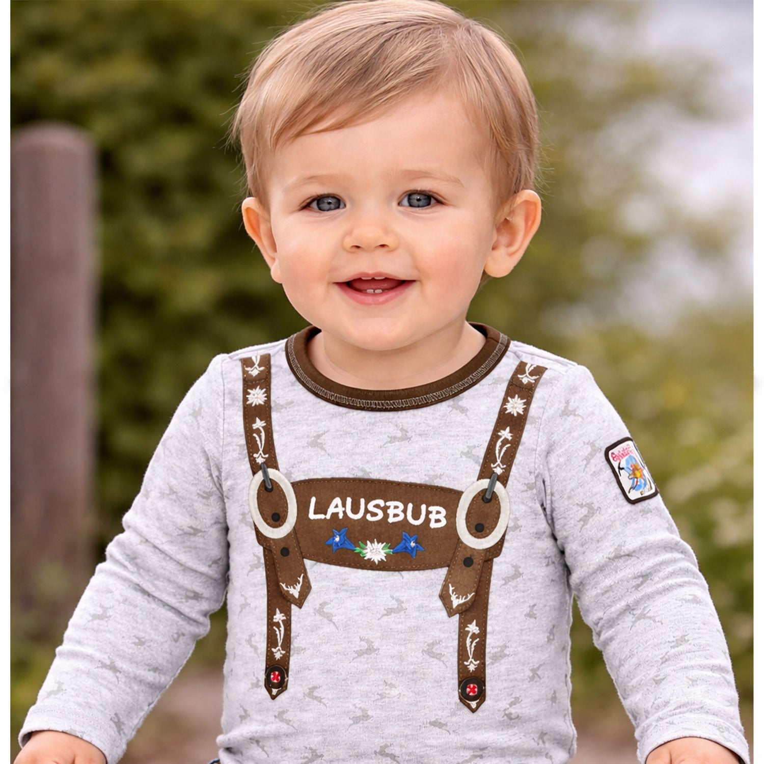trachtenland-bondi-baby-langarm-body-lausbub-91582-grey-melange image 3