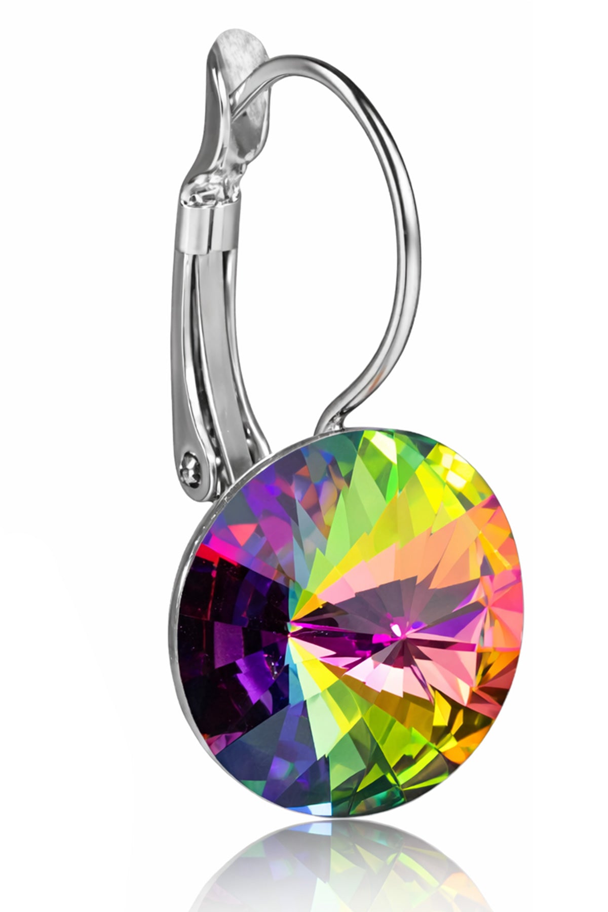 trachtenland-luisia-rivoli-ohrringe-mit-swarovski-kristallen-14-mm-vitrail-mediu image 3