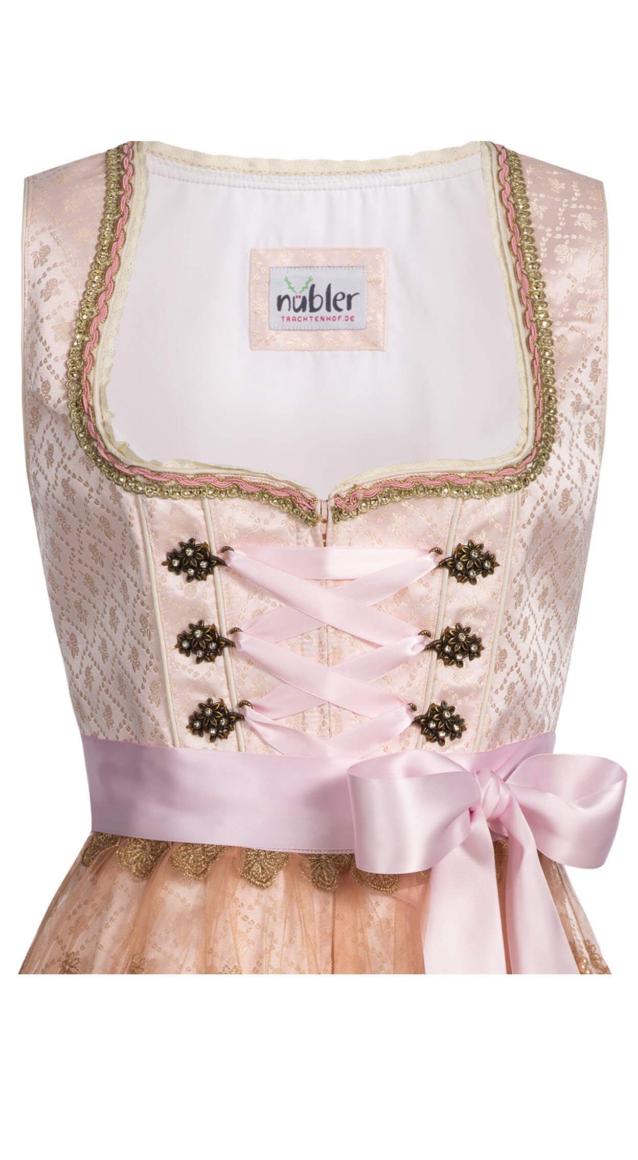 n-bler-dirndl-midi-jeanette-rosa image 3