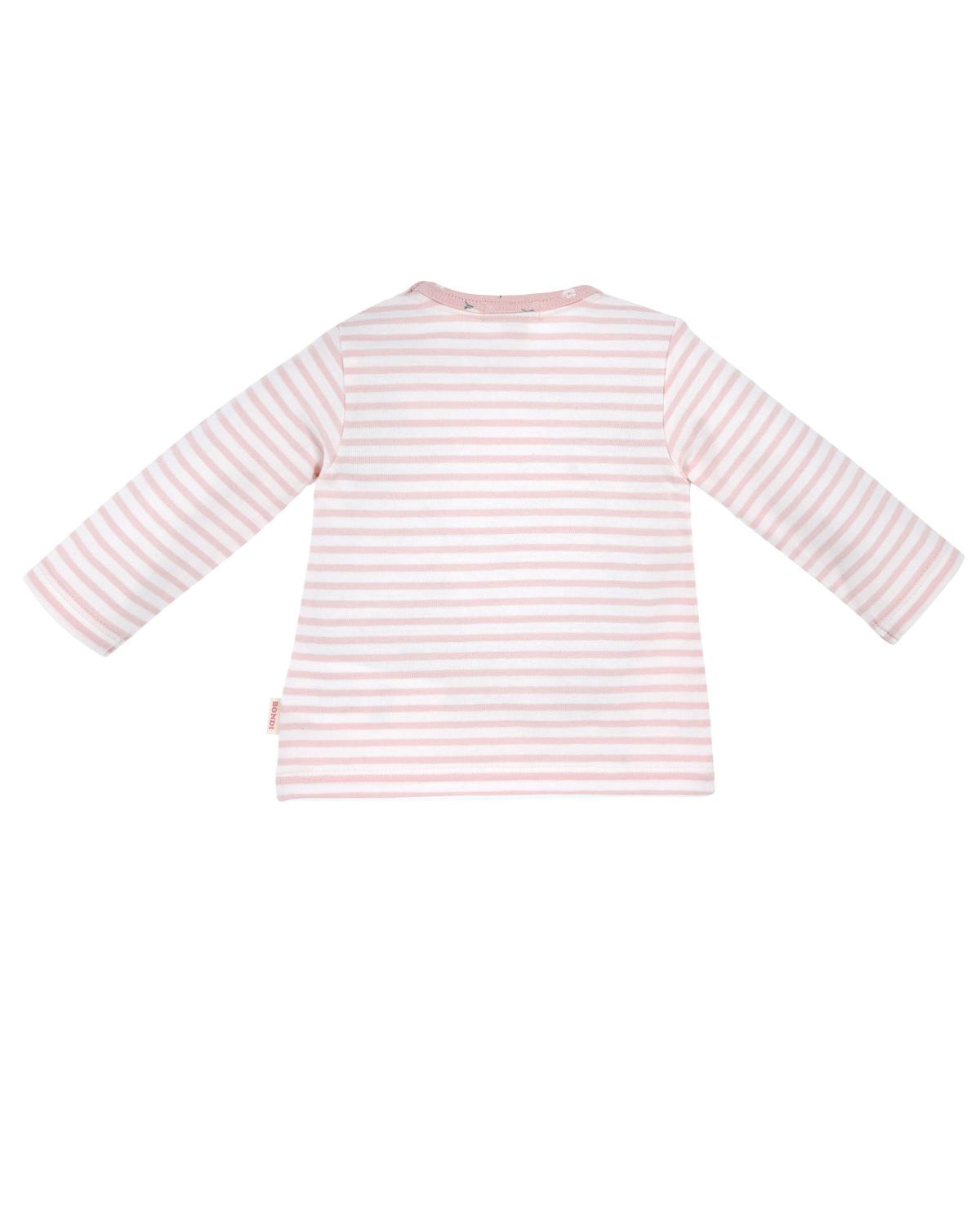 bondi-baby-m-dchen-langarmshirt-blumenbord-re-93942-stripe-rose-offwhite image 2