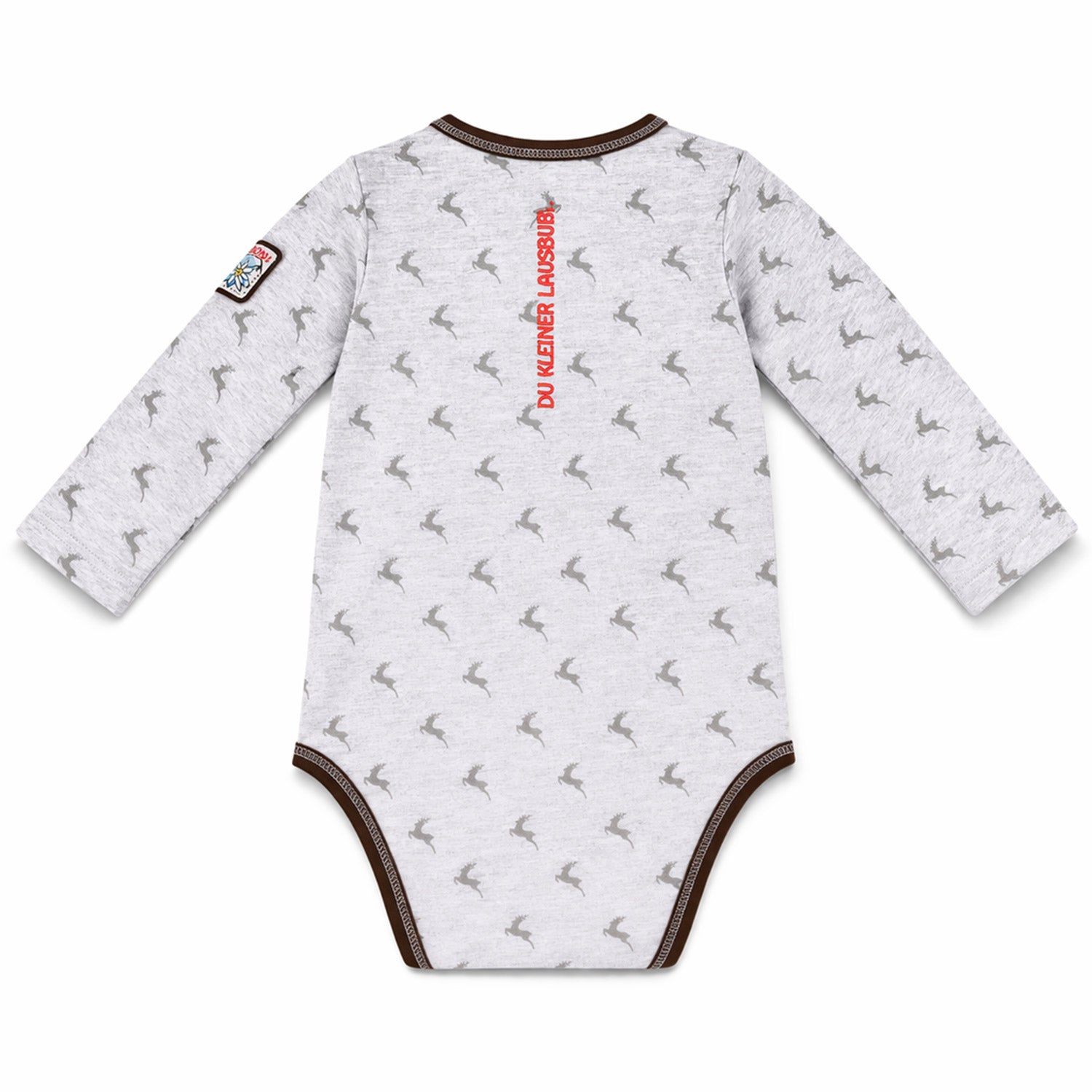 trachtenland-bondi-baby-langarm-body-lausbub-91582-grey-melange image 2