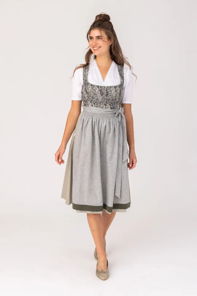 felicitas-dirndl-dorothea-sally-grau-baumwolle image 1