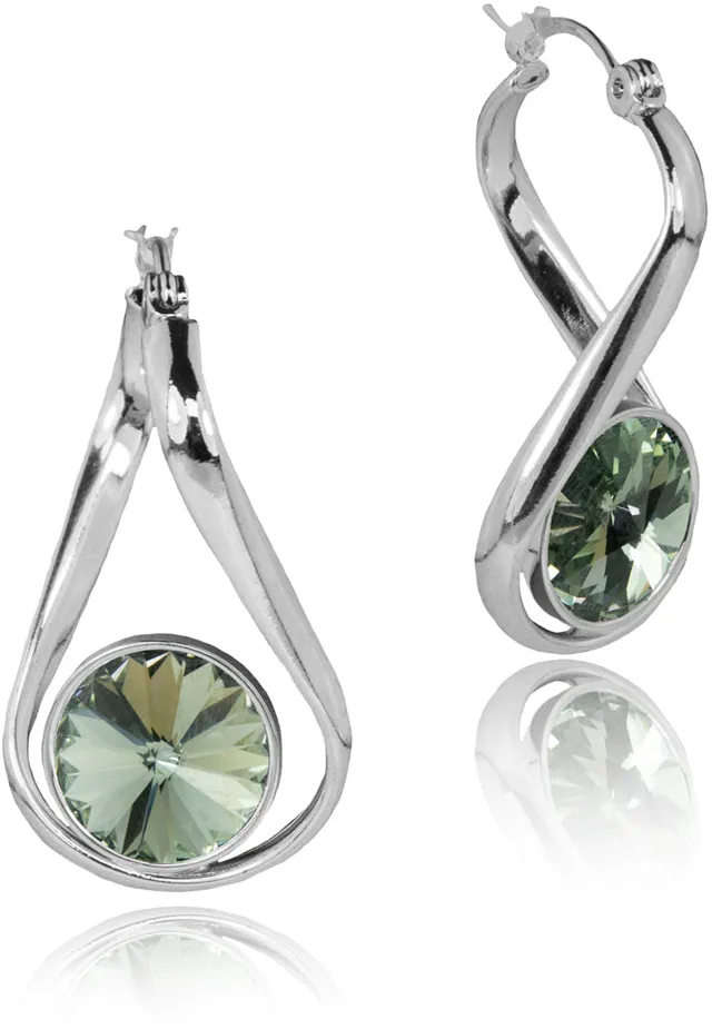 trachtenland-luisia-ohrringe-alea-geschwungen-silber-black-diamond image 1