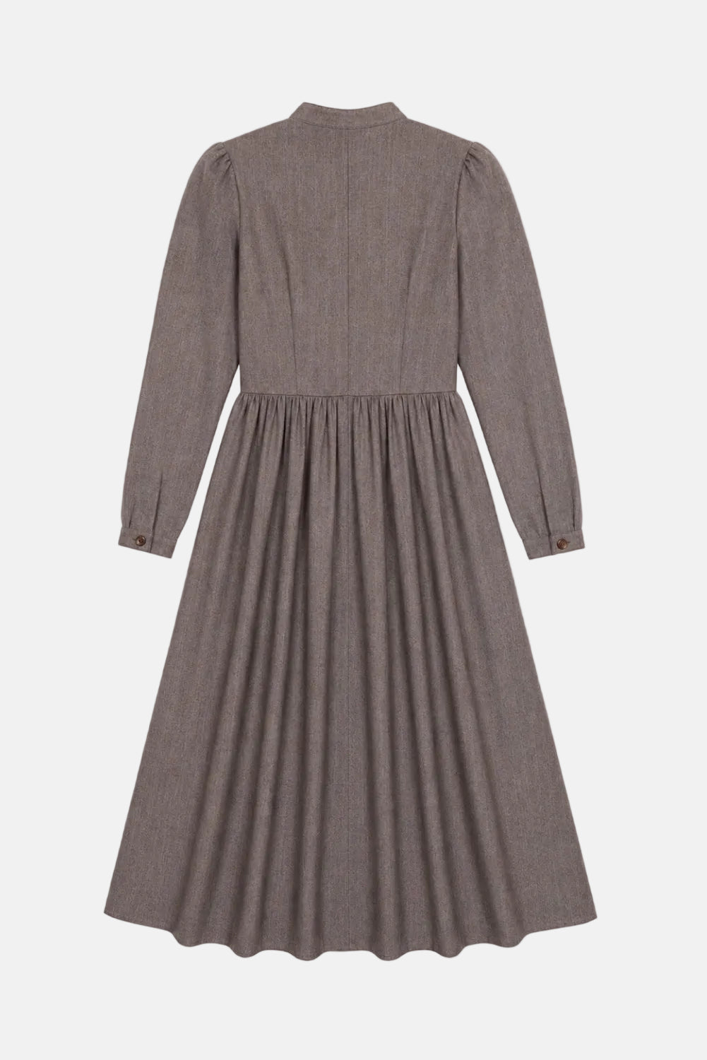 felicitas-kalmira-damen-kleid-aus-baumwoll-flanell-mit-stehkragen image 2