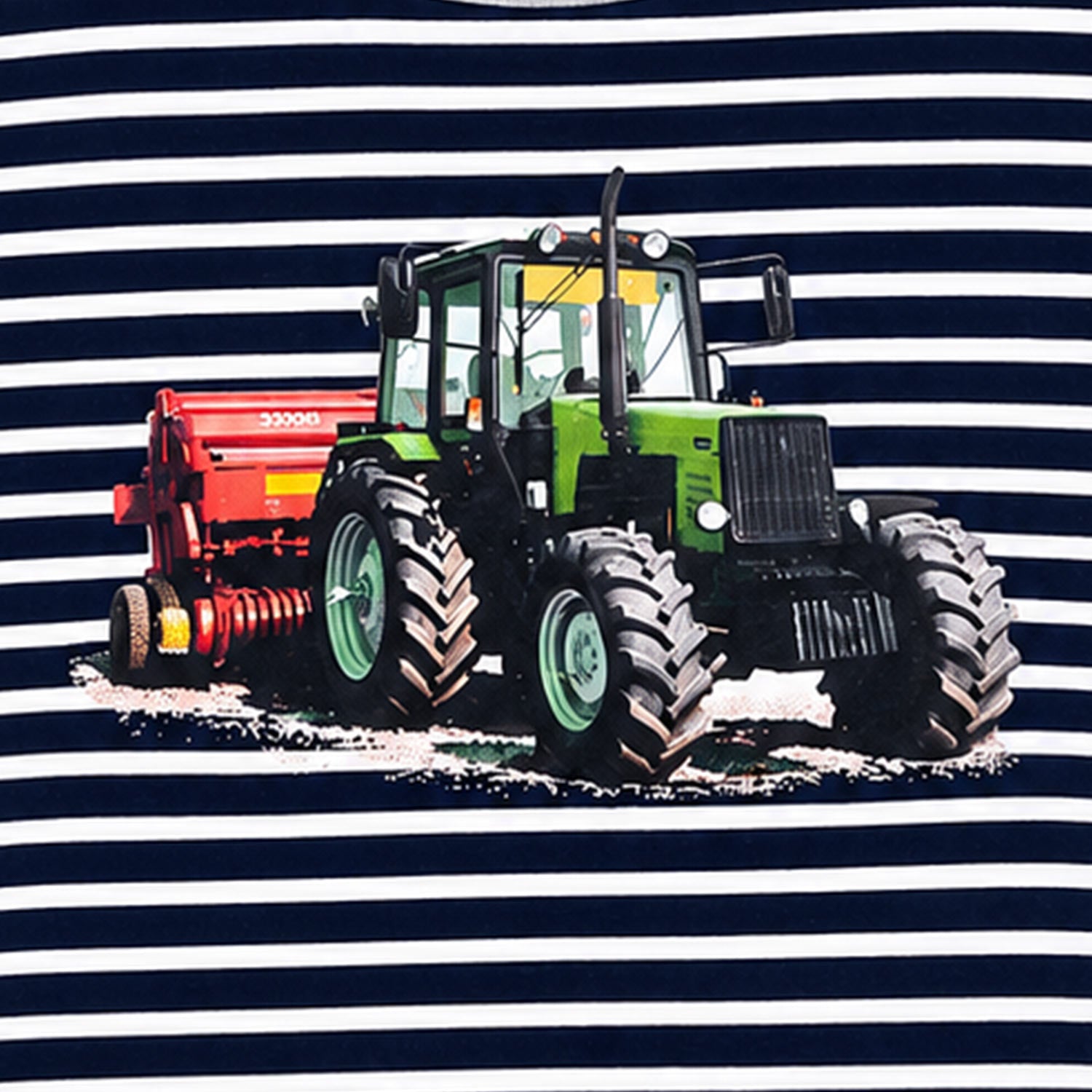 trachtenland-bondi-jungen-shorty-pyjama-traktor-33157-stripe-navy-white image 6