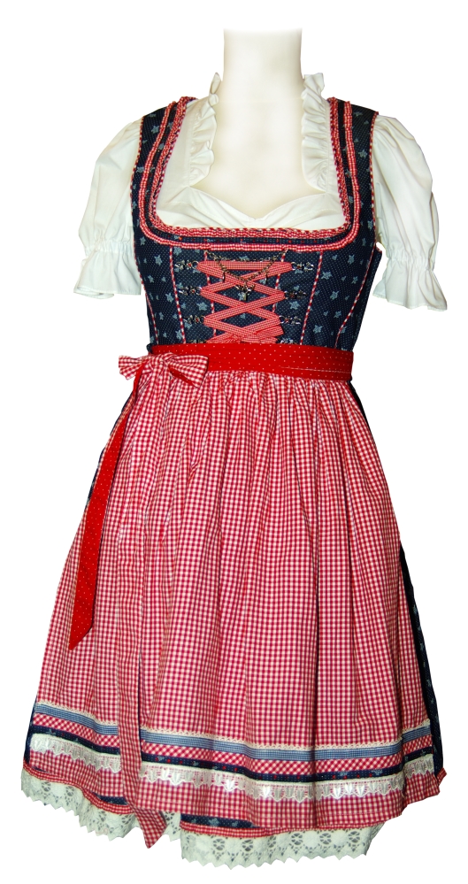 trachten-benkert-miranda-dirndl-blau-rot image 1