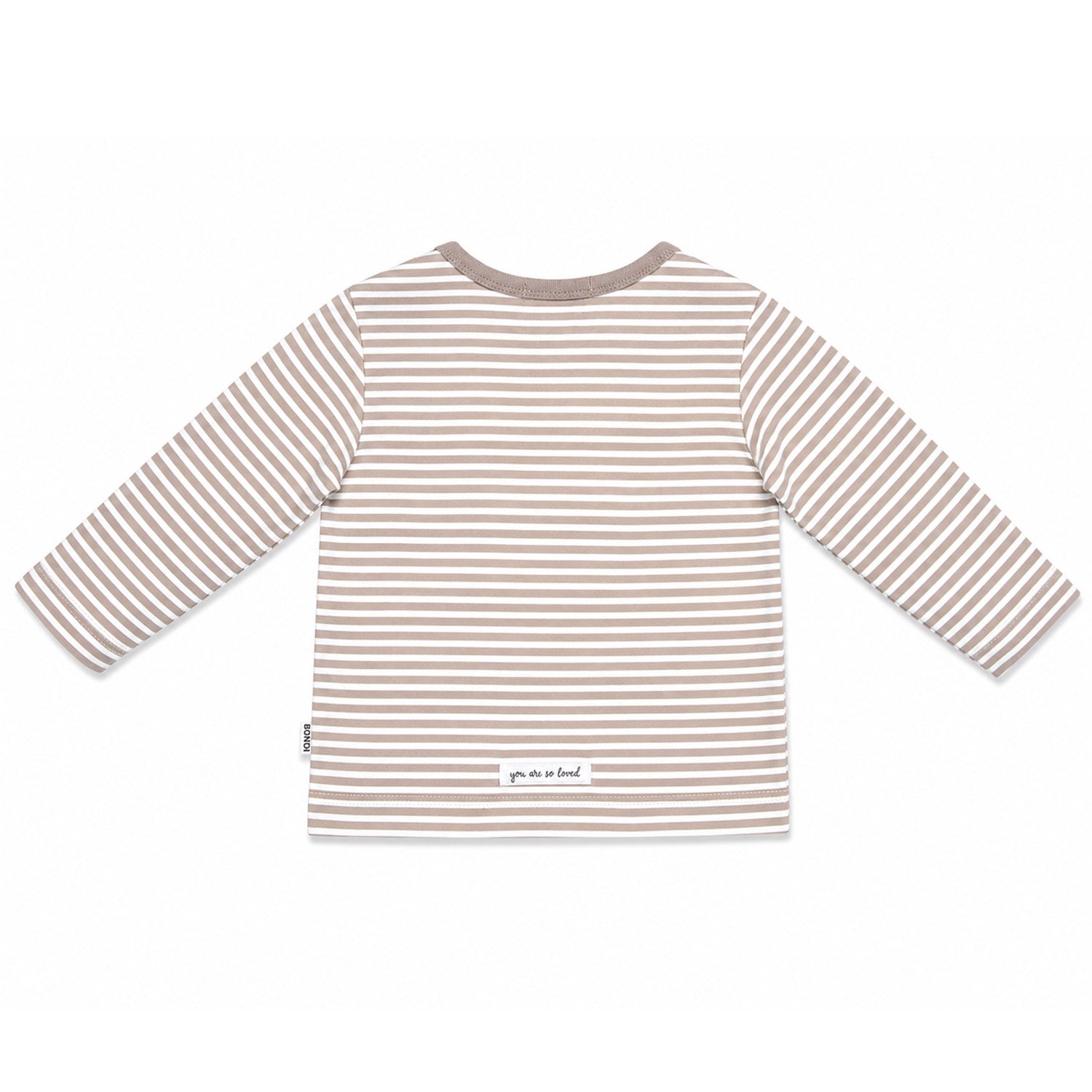 bondi-baby-langarmshirt-lastwagen-93987-stripe-cappuccino-white image 2