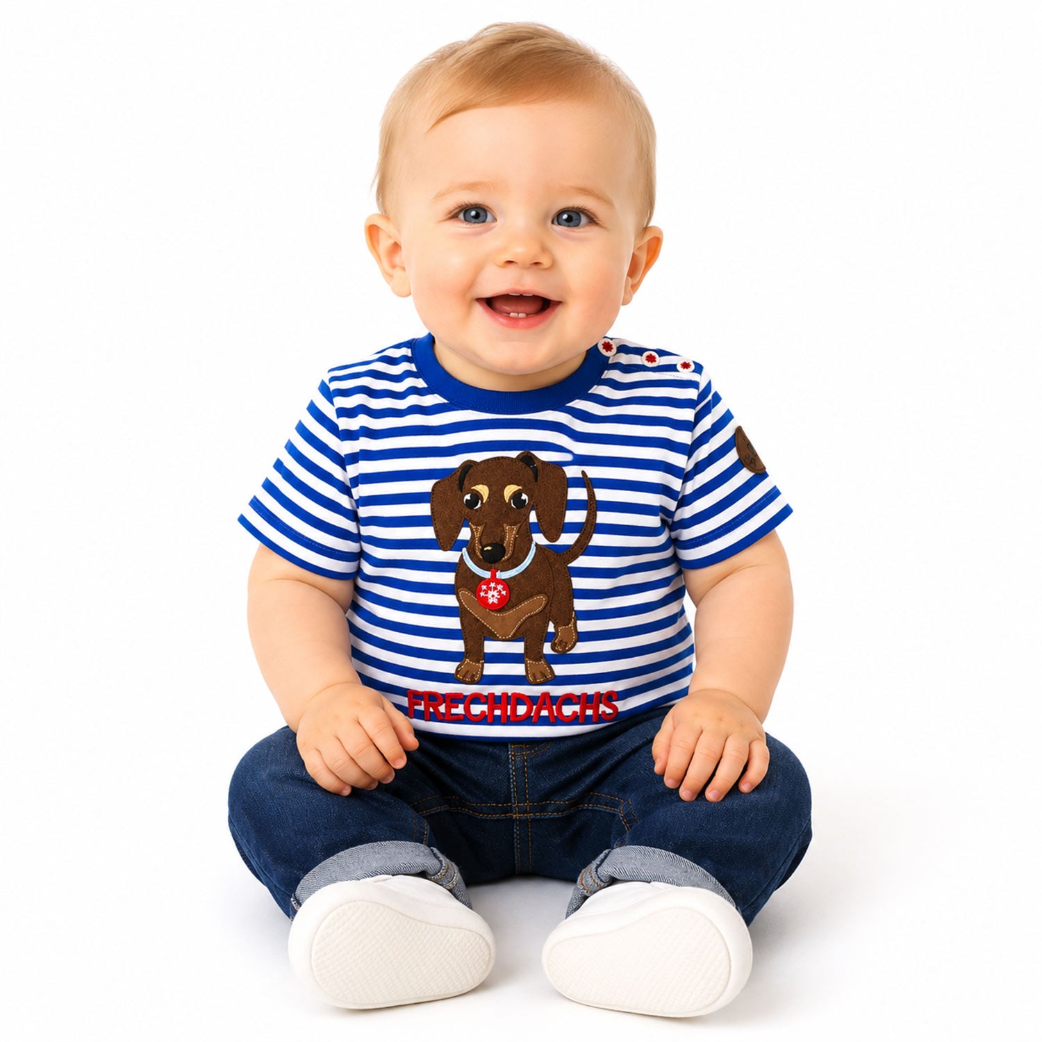 bondi-jungen-t-shirt-waldi-91719-blau-wei-gestreift image 7
