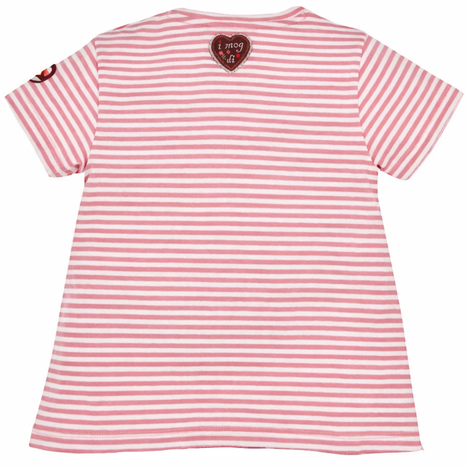 trachtenland-bondi-m-dchen-t-shirt-spatzl-reh-86844-rosa-wei-t-shirt image 2