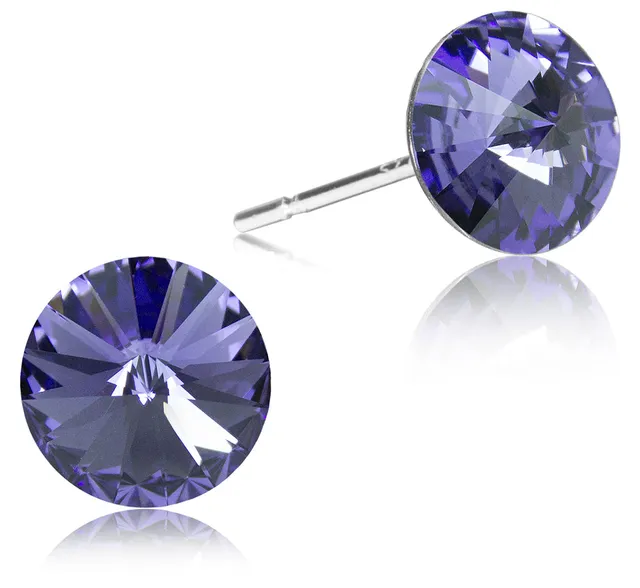 trachtenland-luisia-ohrstecker-mit-premium-kristallen-6-mm-tanzanite-lila image 1