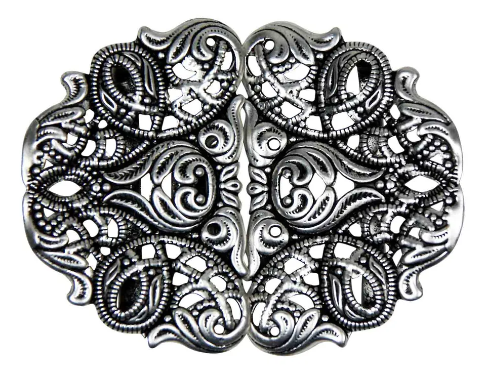 trachtenland-dirndlsch-rzenschlie-e-bennett-halbrund-ornament-steg-3-cm-altsilbe image 1