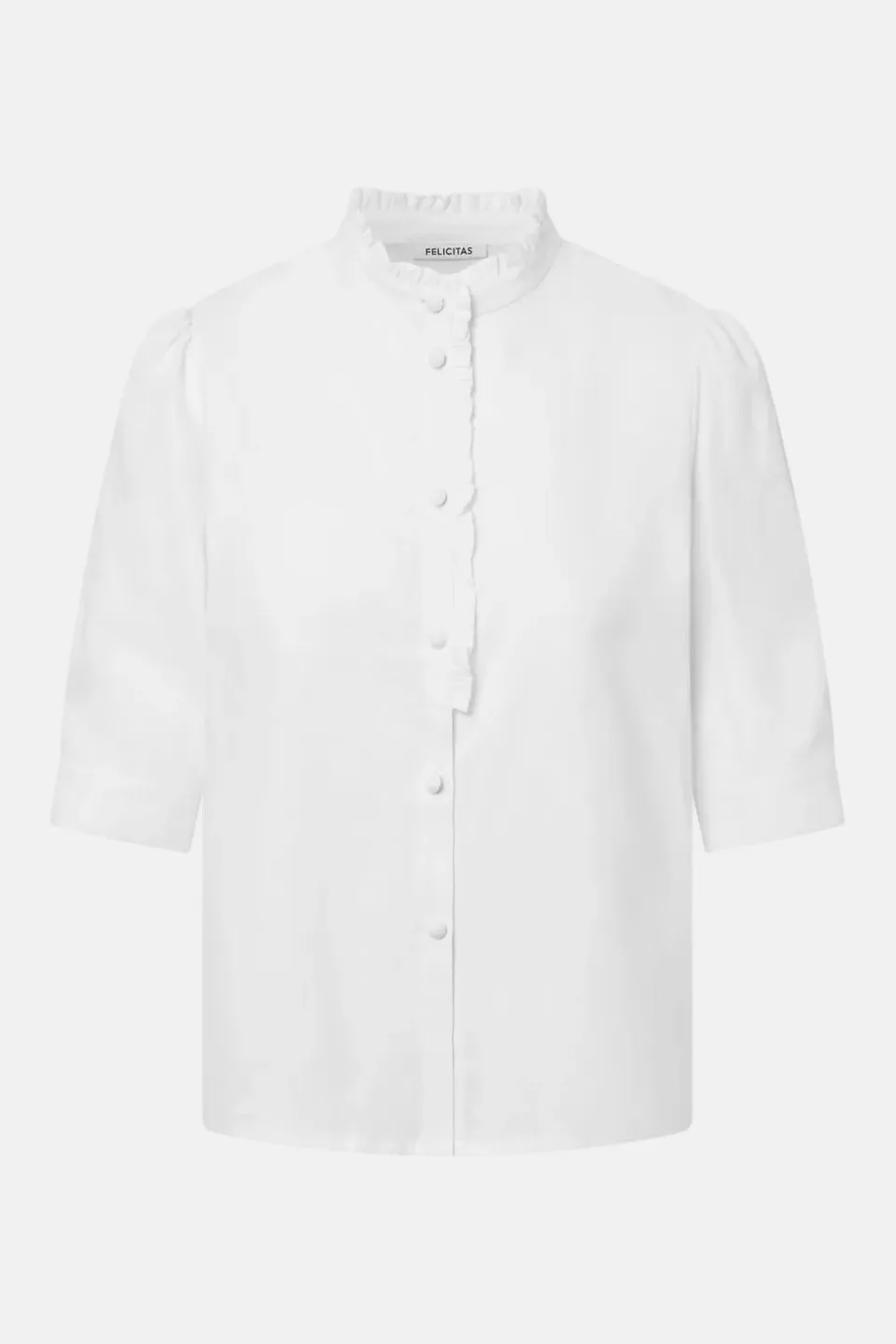 felicitas-bixie-damen-bluse-meliert-mit-r-schen-stehkragen image 1
