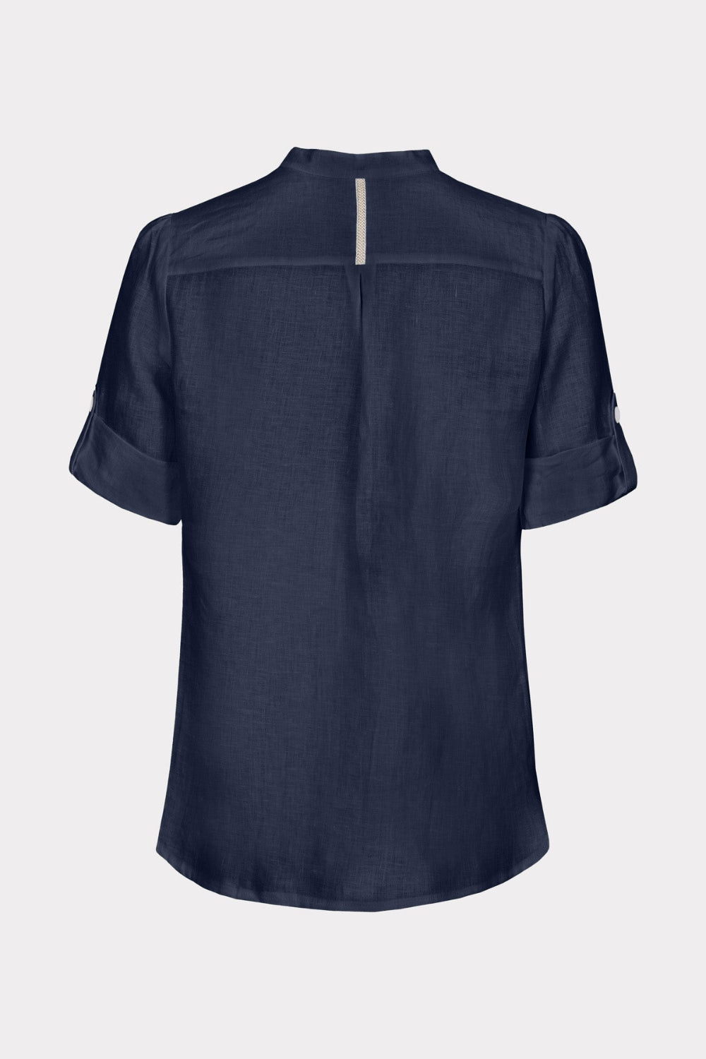 felicitas-bluse-balthild-damen-leinenbluse-borte-krempelarm image 2