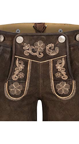 n-bler-leder-hotpants-damen-susi-braun-ziegenleder image 8