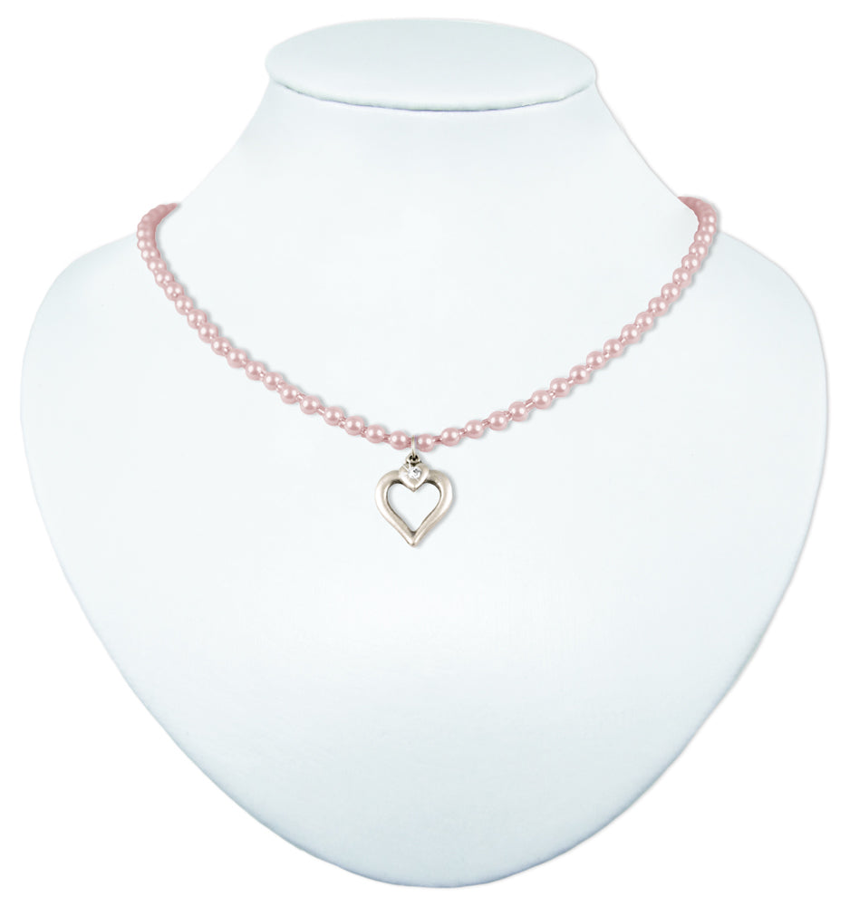 luisia-perlenkette-eva-mit-herzanh-nger-rosa image 2