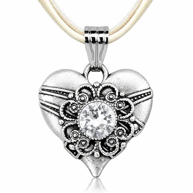 trachtenland-luisia-halskette-paula-herz-mit-swarovski-kristall-creme image 1