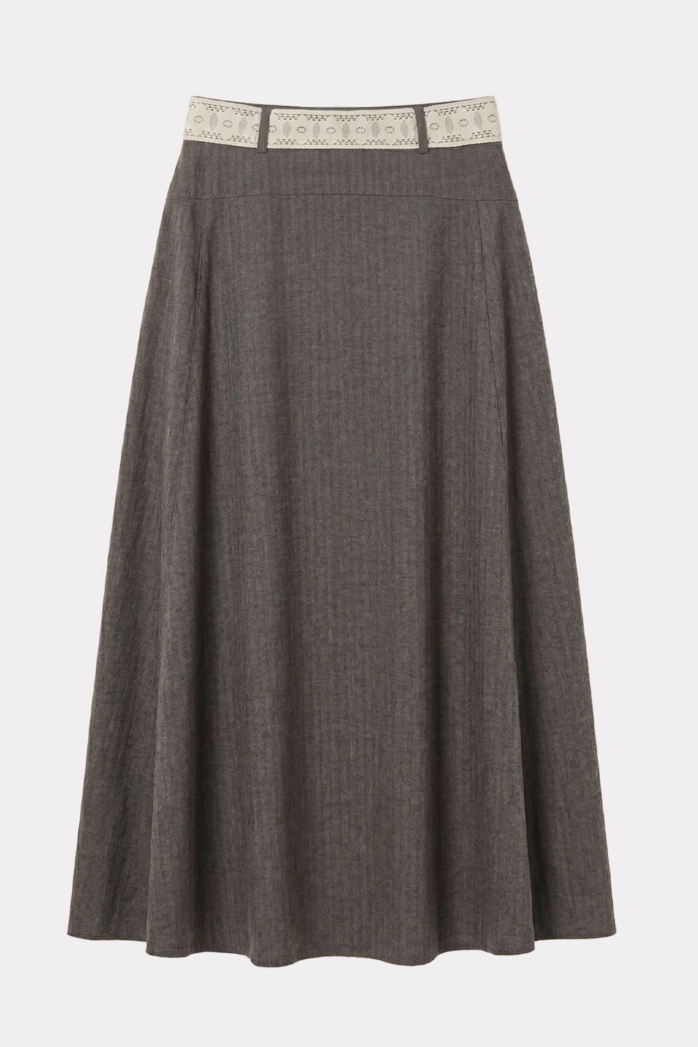 felicitas-damen-rock-riona-84-cm-aus-baumwoll-flanell-fischgrat image 2