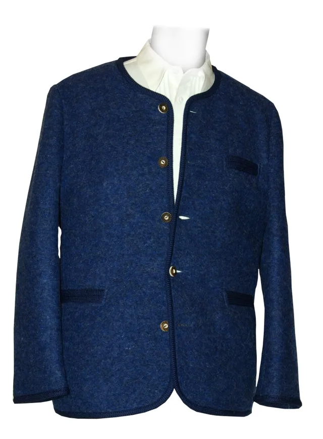 trachten-benkert-walkjacke-blau-trachtenjacke-aus-walk image 1