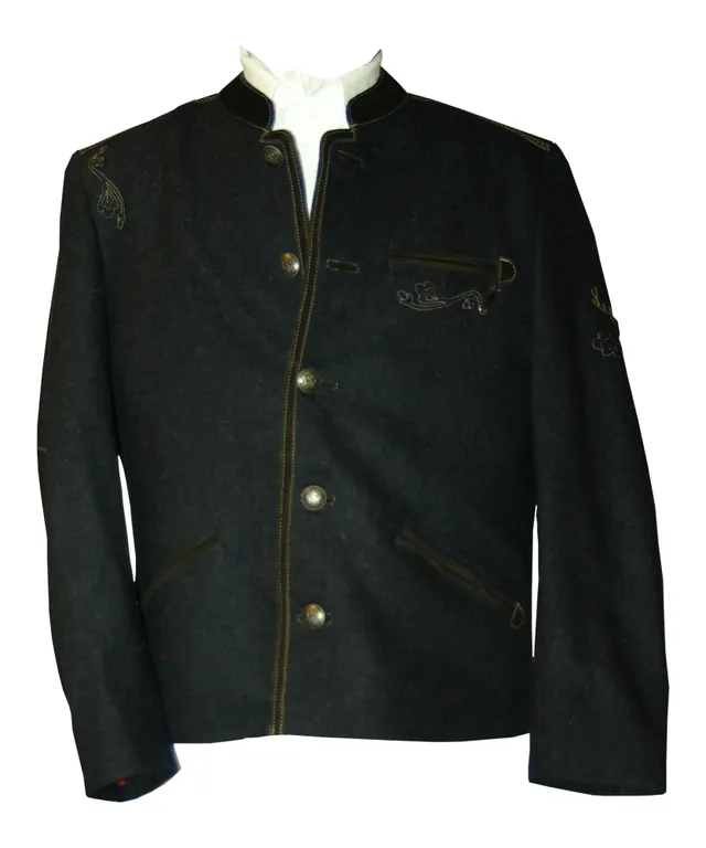 trachten-benkert-herbert-lederhose-dunkelgrau image 1