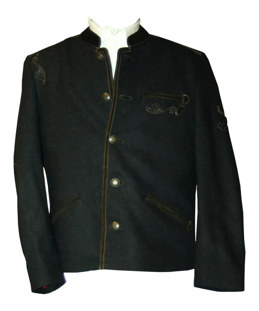 trachten-benkert-herbert-lederhose-dunkelgrau image 1