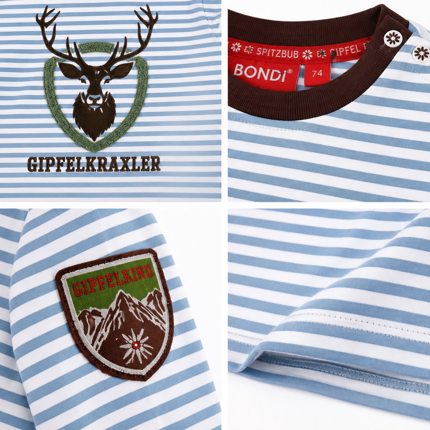 trachtenland-bondi-baby-langarmshirt-hirsch-91776-stripe-blue-offwhite image 5