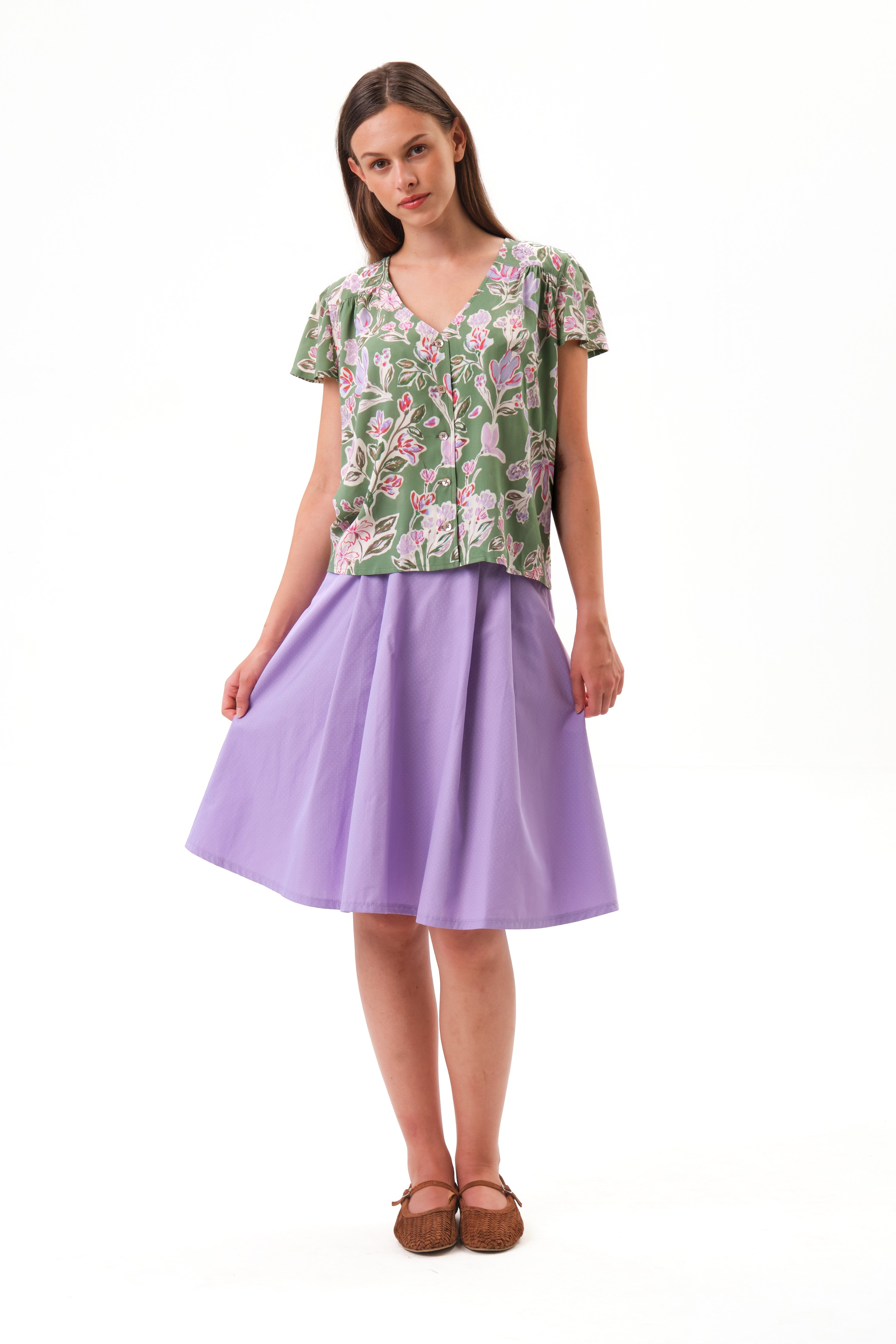 felicitas-rosa-damen-trachtenrock-64er-l-nge-rosa image 2