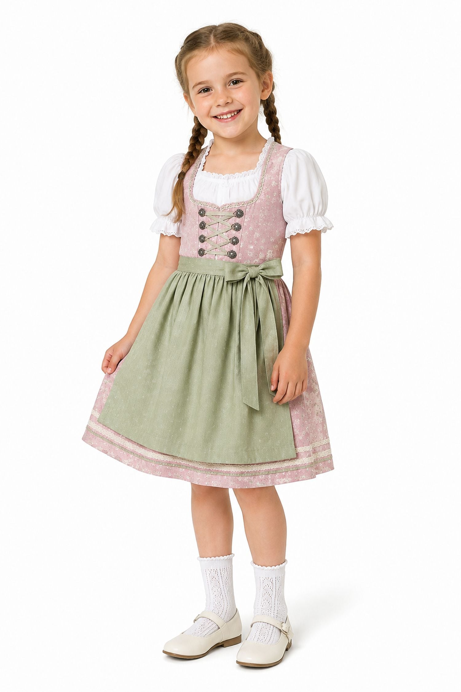 trachtenland-kinder-trachten-socken-h-kellook-ajour-11041-wei image 2
