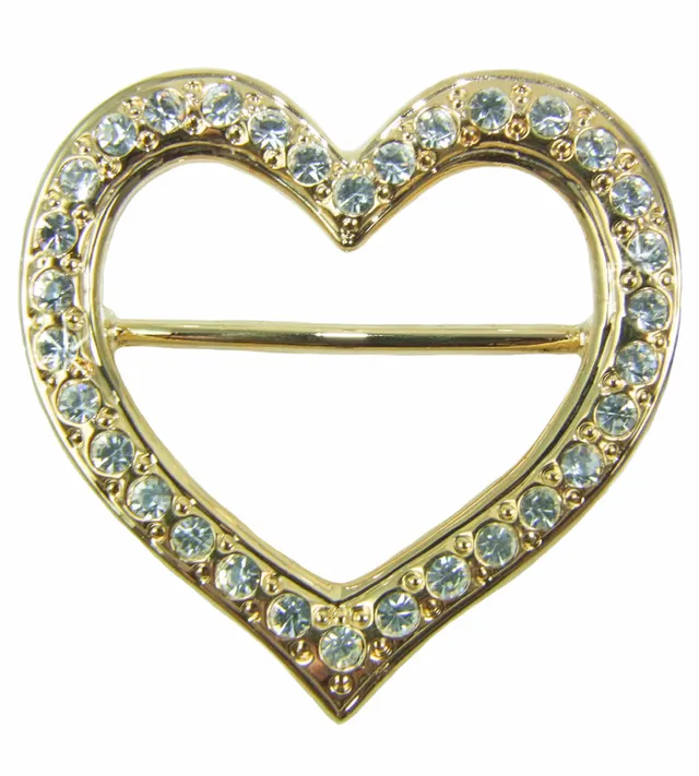 trachtenland-herz-schalring-mit-strass-tuch-brosche-gold image 1