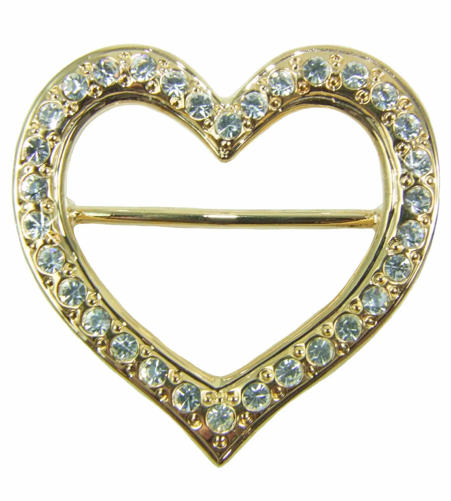 trachtenland-herz-schalring-mit-strass-tuch-brosche-gold image 1