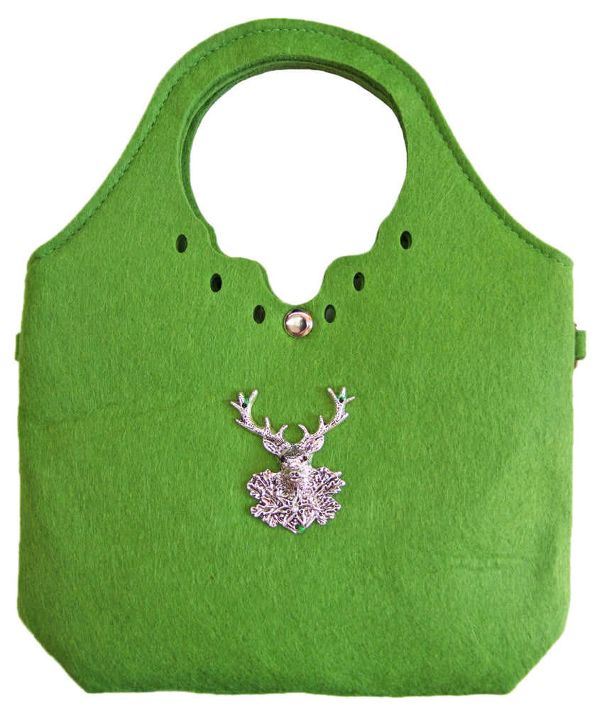 trachtenland-trachten-handtasche-shopper-mit-hirsch-gr-n image 1