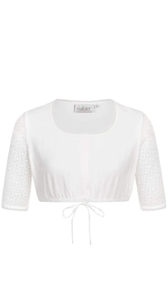 n-bler-dirndlbluse-damen-cora-wei-spitze-elastisch image 1