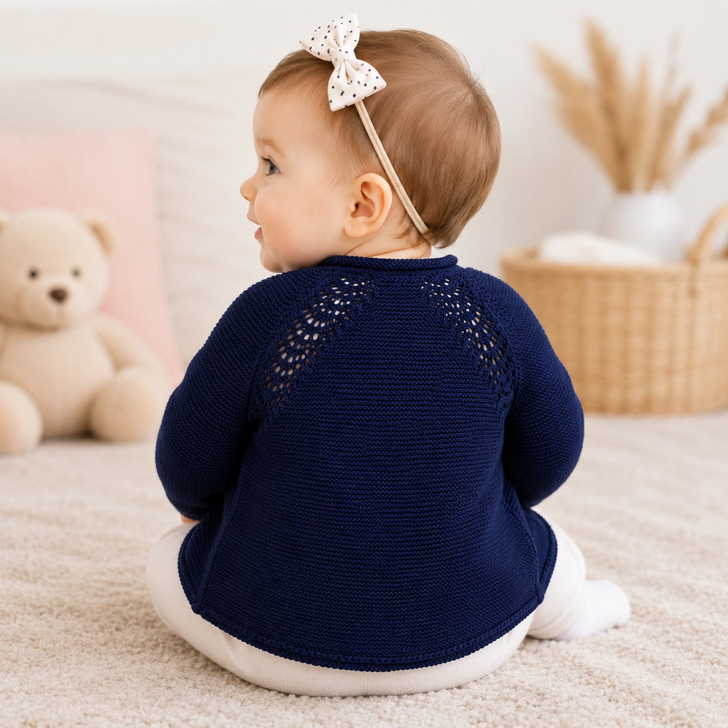 bondi-baby-m-dchen-strickjacke-a-form-86593-navy-blau image 4