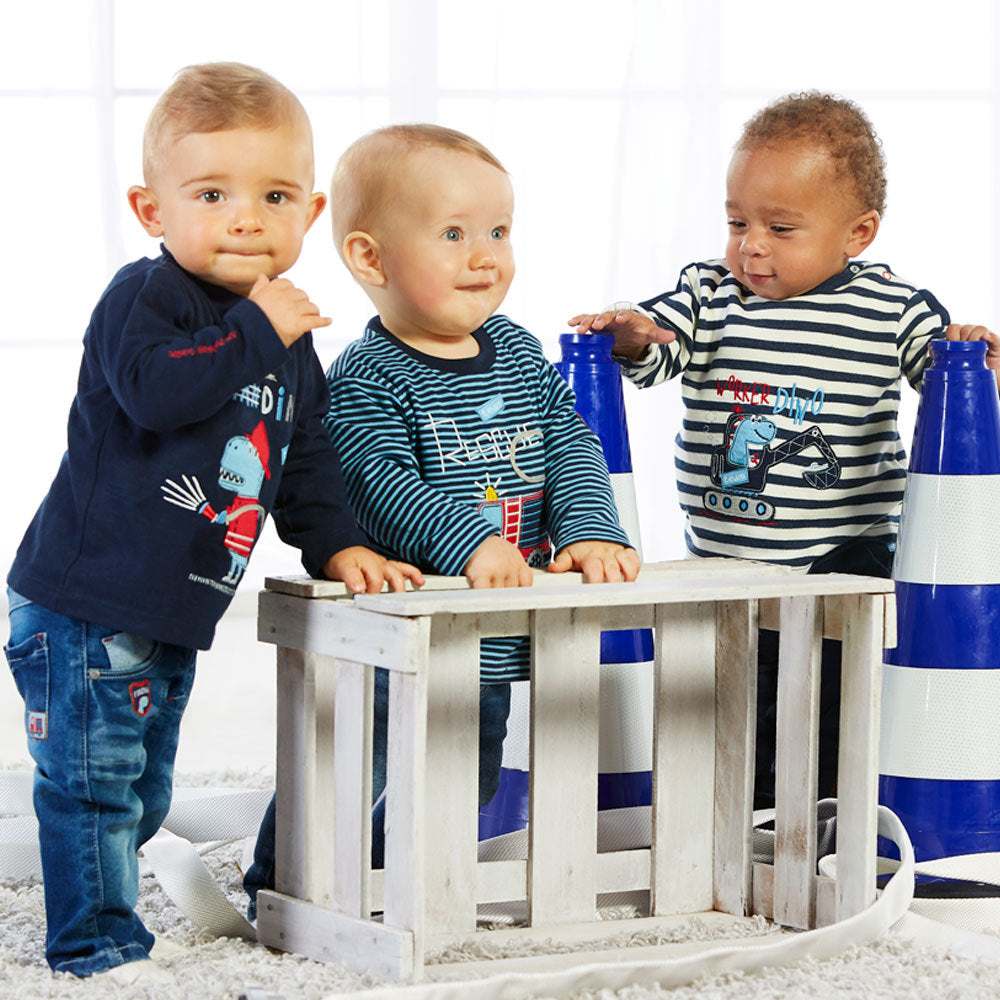 trachtenland-bondi-baby-jungen-t-shirt-traffic-91480-grau-rot image 5