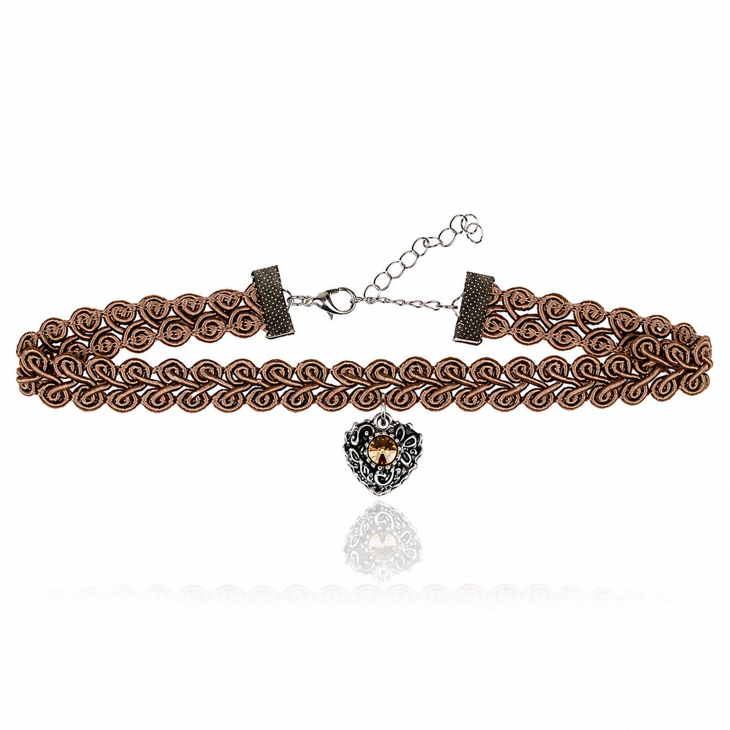 trachtenland-luisia-halsband-kropfband-editha-braun image 1
