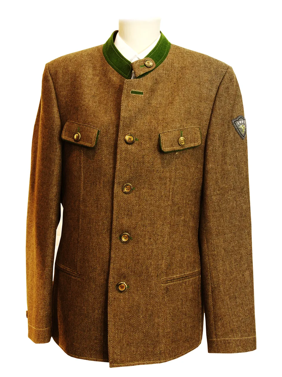trachten-benkert-janker-jacke-olive-gr-n image 1