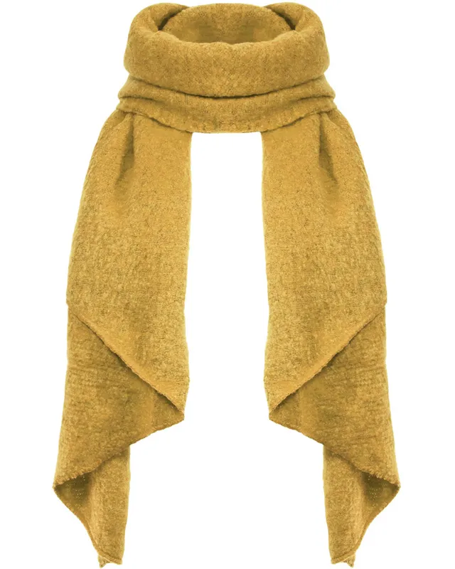 trachtenland-winter-schal-eliana-250-x-63-cm-safrangelb image 1