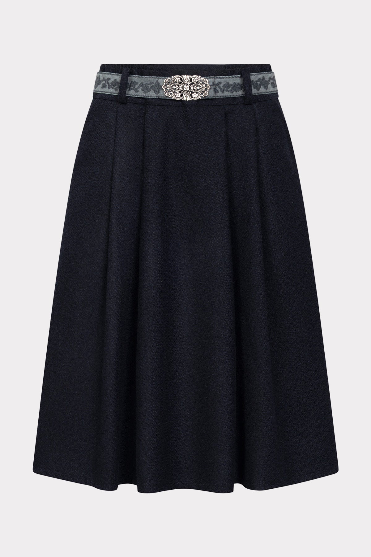 felicitas-damen-wollrock-rosa-7-8-l-nge-baumwollflanell-ausgestellt image 1