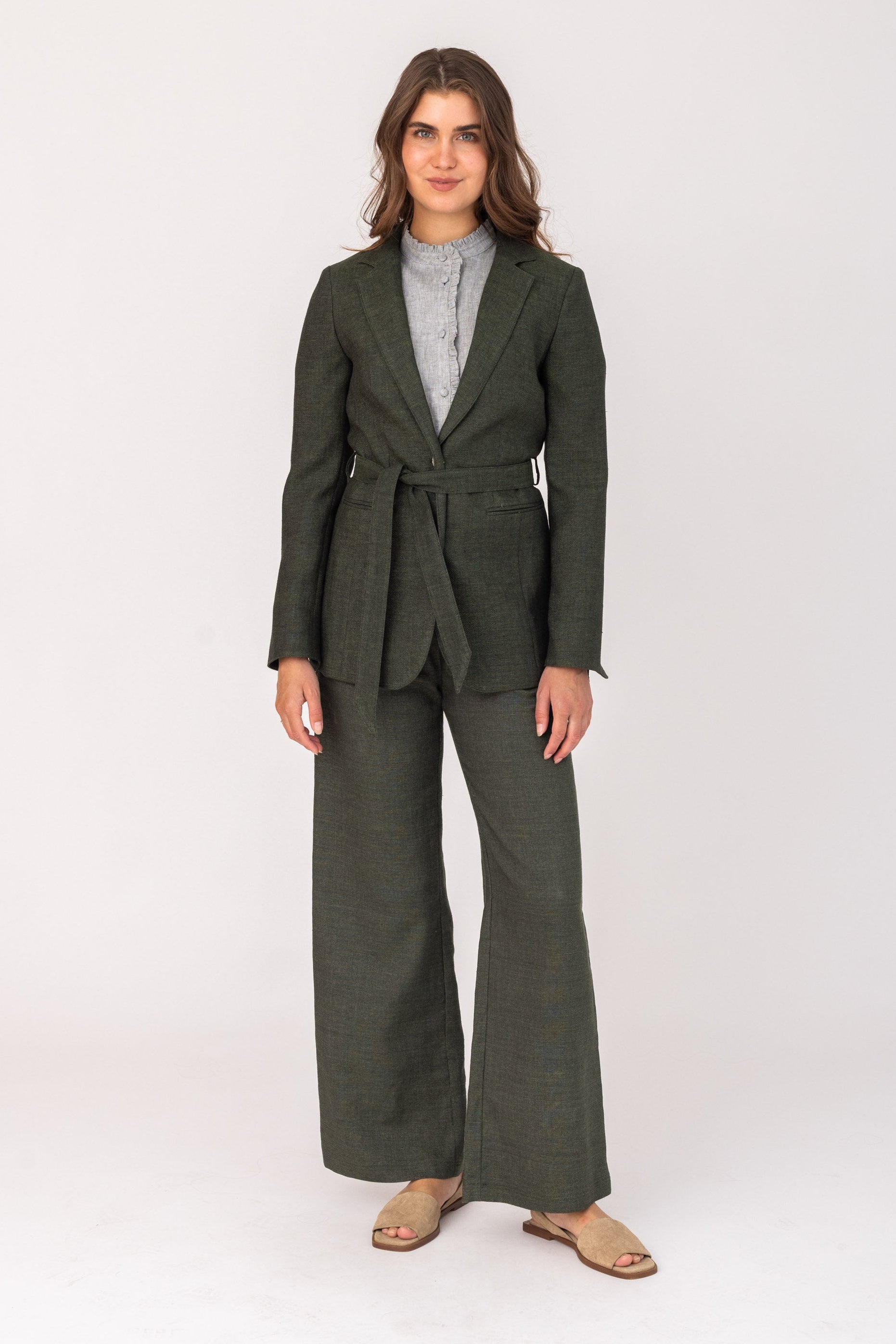 felicitas-damen-hose-hildine-leinen-stretch-lang image 1