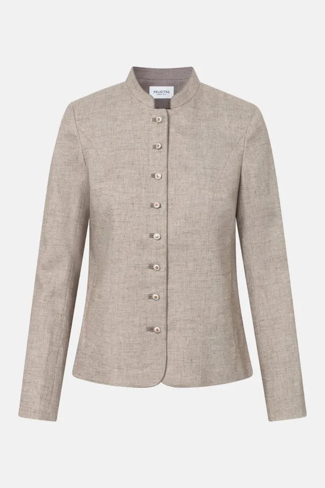 felicitas-jannika-damen-leinenjacke-stehkragen image 1