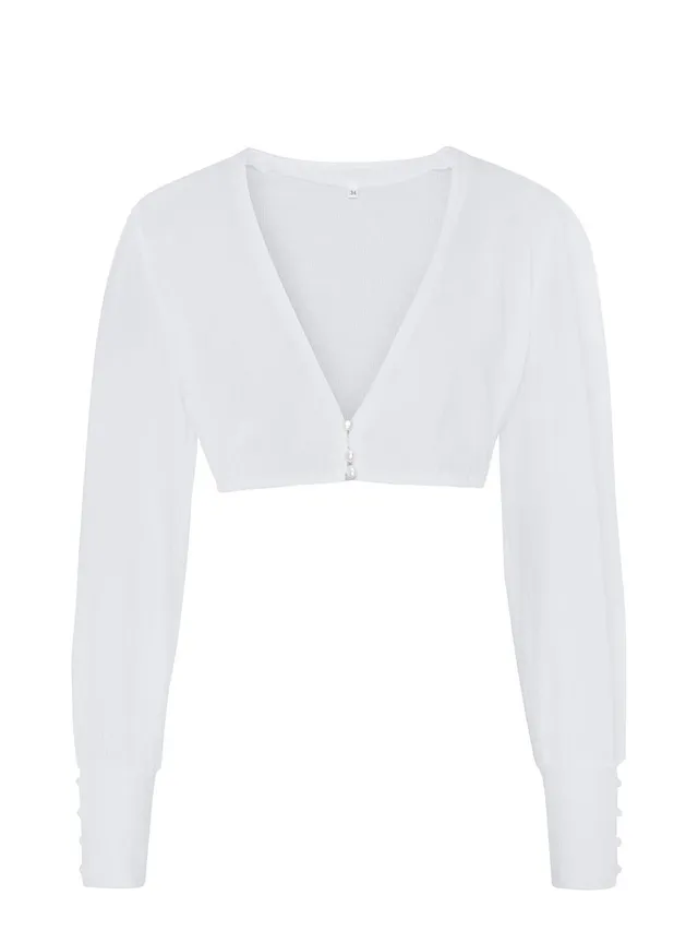 heimatgl-ck-dirndlbluse-anna-damen-chiffon-bluse-langarm image 1