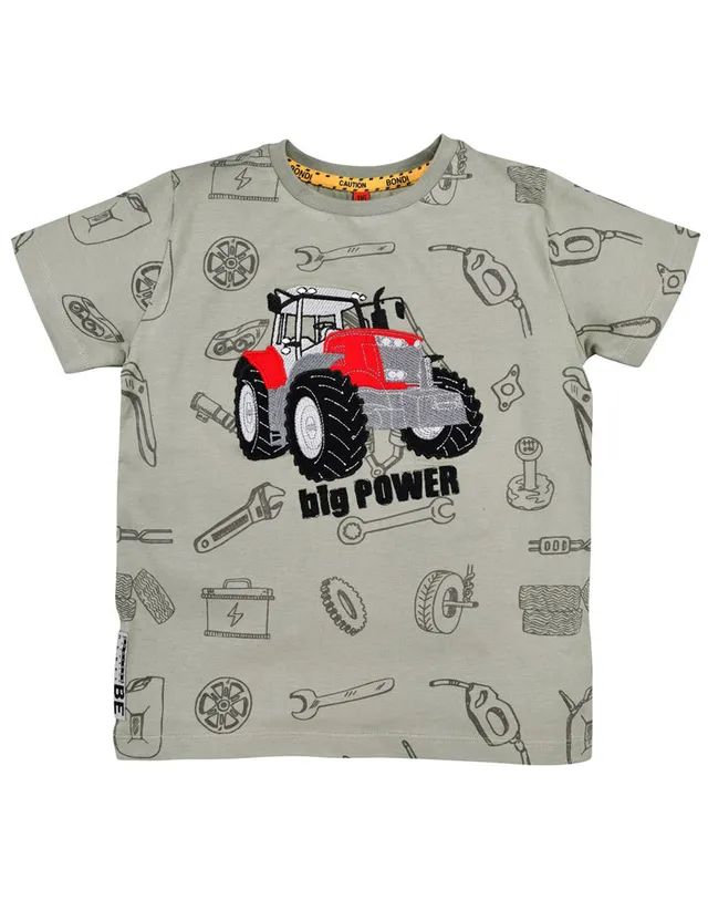 trachtenland-bondi-jungen-t-shirt-big-power-33182-stone image 1