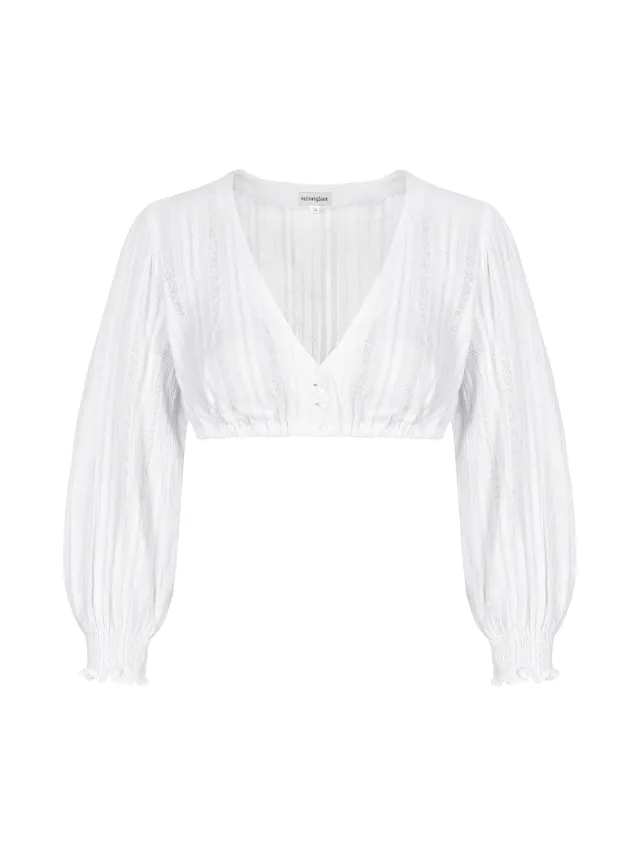 heimatgl-ck-bluse-charlotte-baumwollbluse-v-ausschnitt image 1