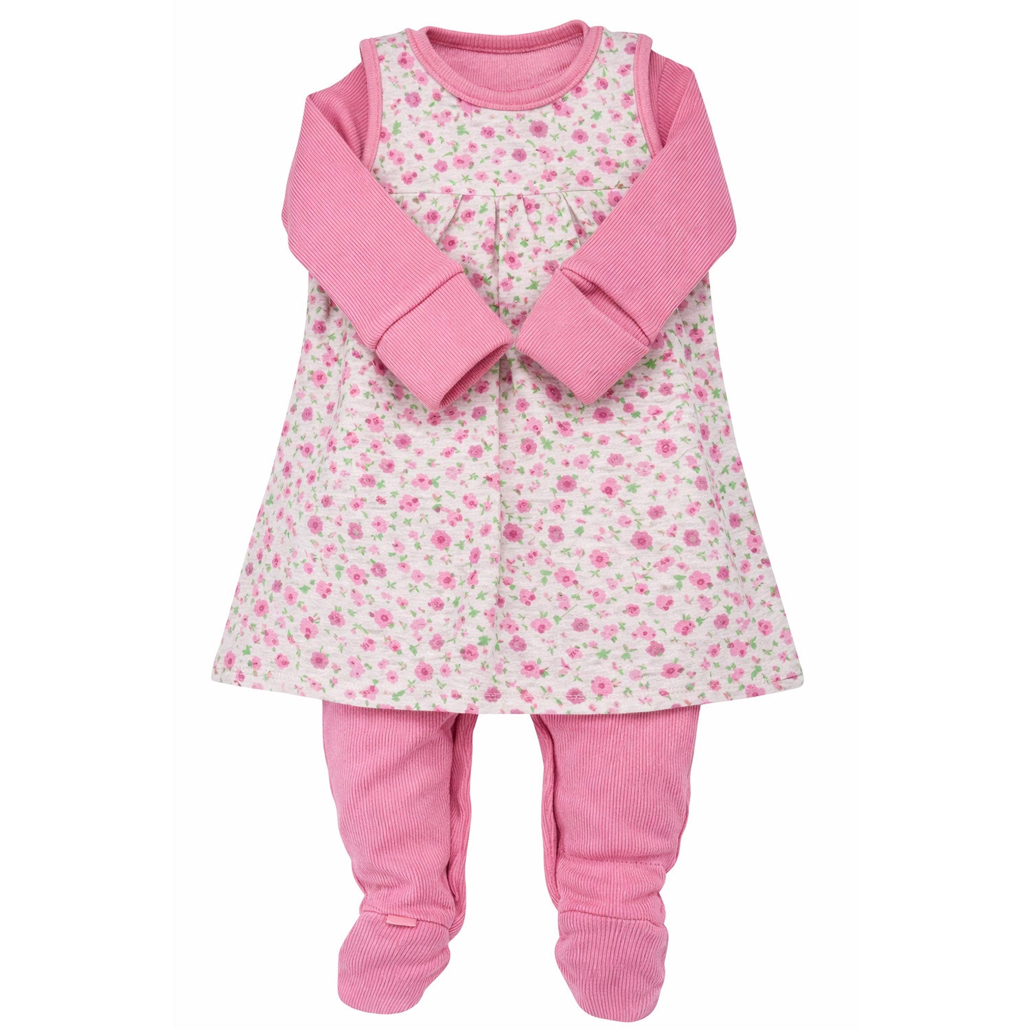 bondi-baby-strampler-kleid-kombi-blumenallover-94024-candy image 2