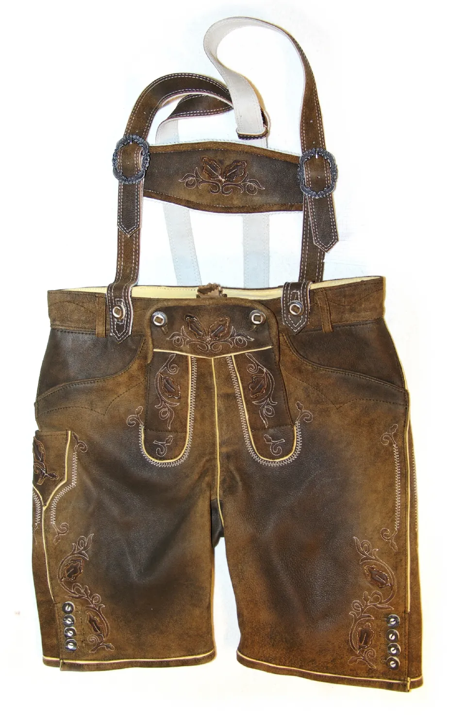 trachten-benkert-max-lederhose-wildantike-walnuss-geraucht image 1