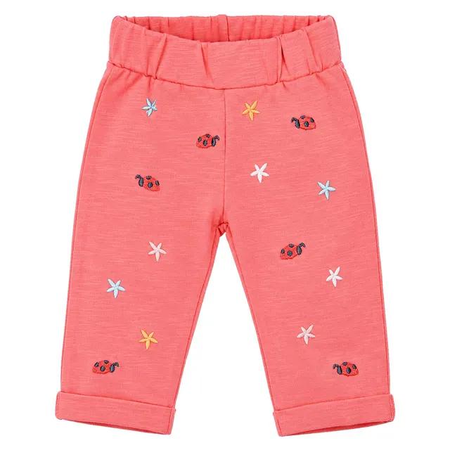 trachtenland-bondi-leggings-marienk-fer-93693-stickerei-koralle image 1