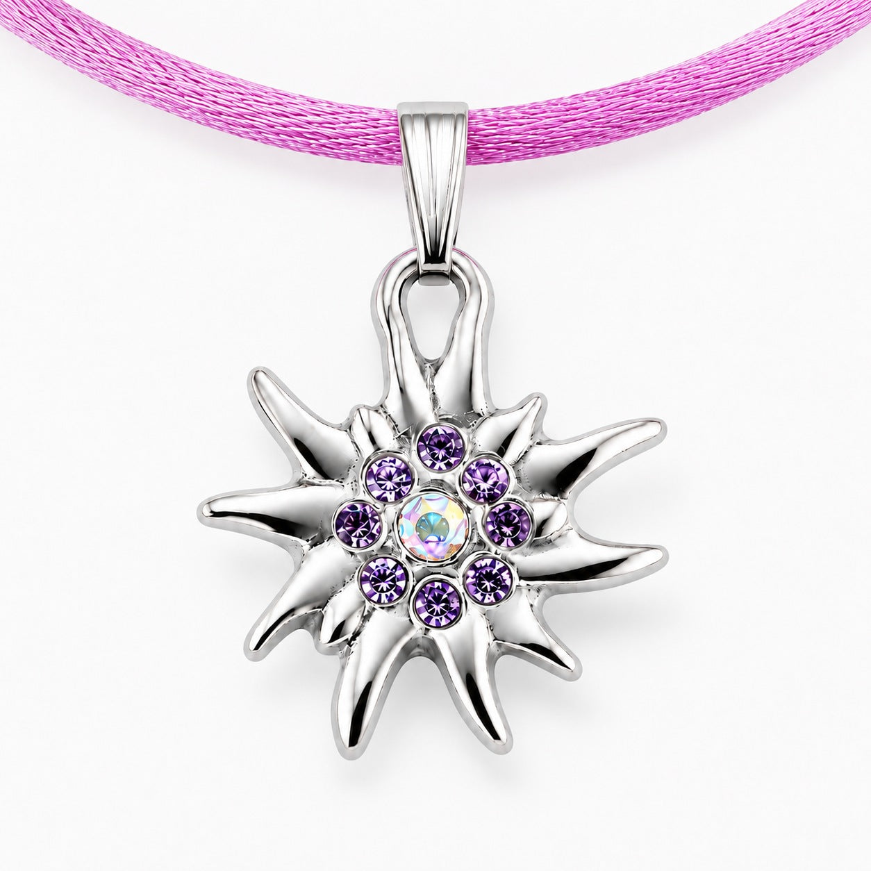 trachtenland-luisia-kinder-halskette-edelwei-mit-swarovski-kristallen-flieder image 6