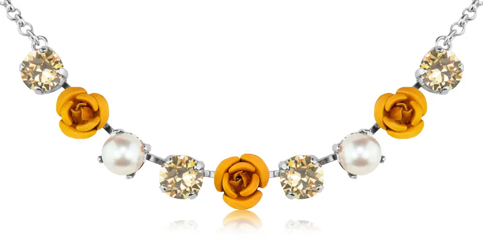 trachtenland-luisia-collier-lenja-mit-rosen-und-premium-kristallen-braun image 1