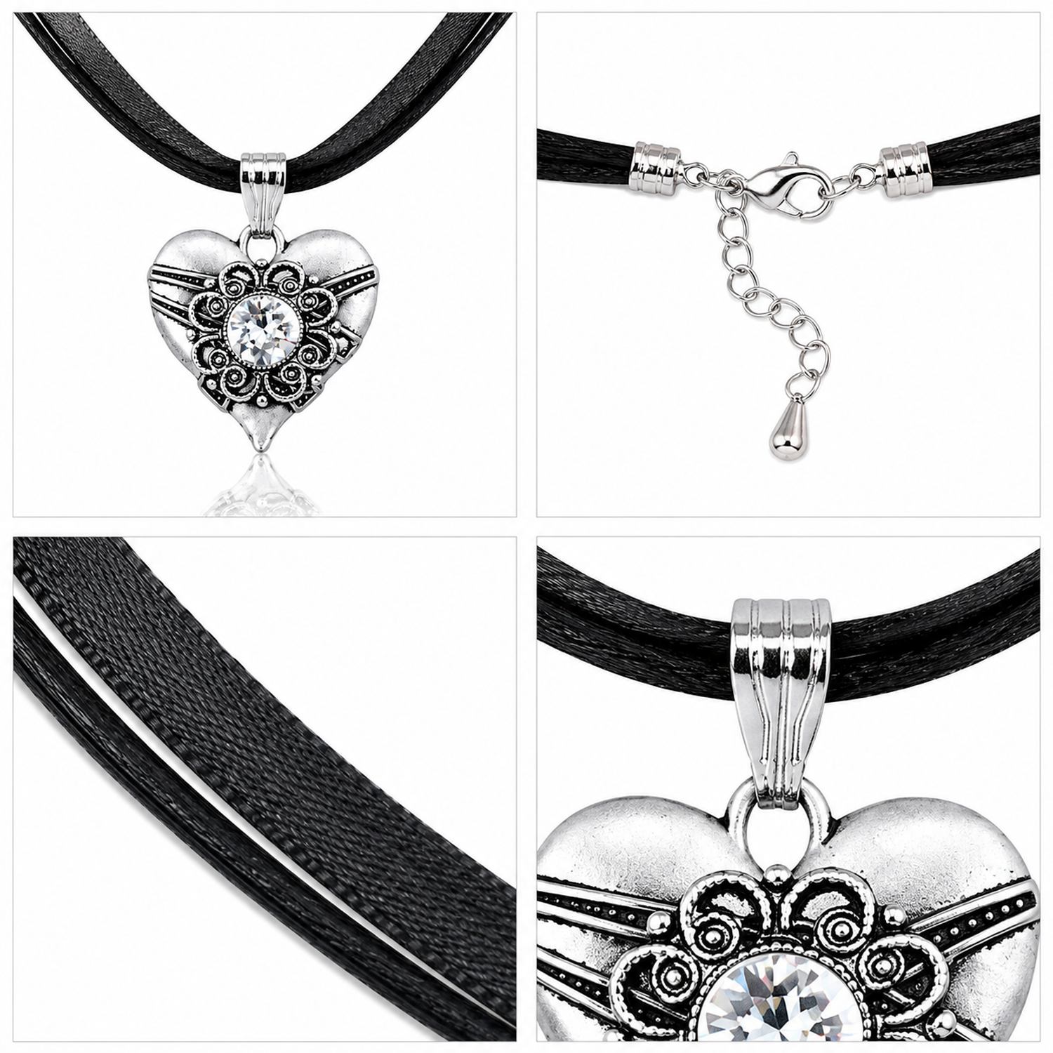 luisia-halskette-paula-mit-kristallen-von-swarovski-schwarz image 4