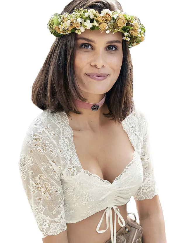 trachtenland-nina-von-c-spitzen-dirndlbluse-malina-16463892-halbarm-champagner image 1